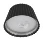 Schwarze Reality LED Stehleuchte Suarez, dimmbar, Ø 13,5 cm.