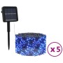 vidaXL Solar-Lichterketten 5 Stk 5x200 LED Blau Innen Außen 328953_3