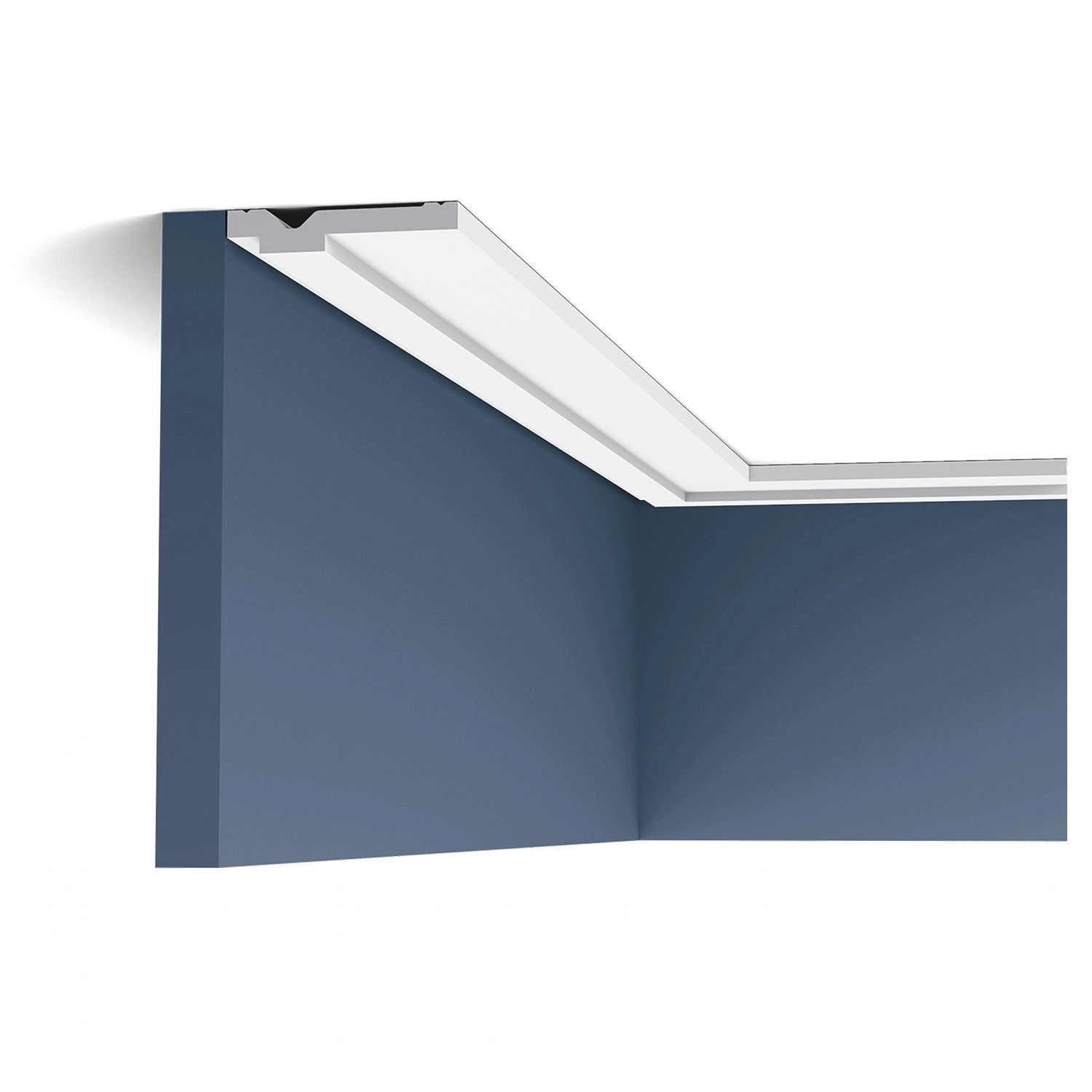 ORAC DECOR CX161 AXXENT Profilleiste Zierleiste Wand Decken Sockel-Leiste 2 m 200 cm x 6,9 cm x 1,3 cm Weiß
