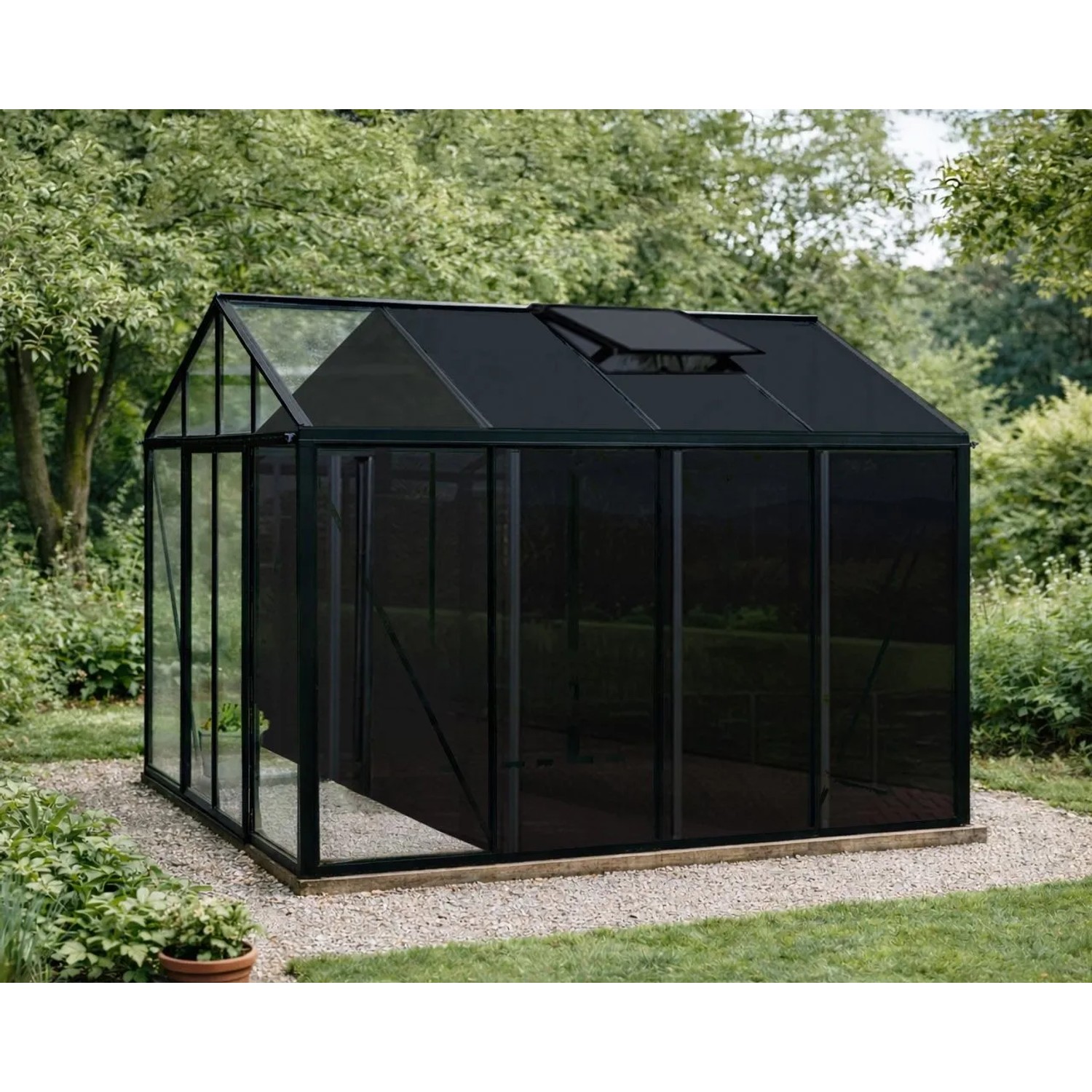 Bloomcabin Premium-Qualität Gewächshaus Klassik mit Grossem Integriertem Stauraum GHCLS10