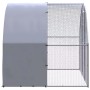 vidaXL Hühnerstall 3x2x2m aus verzinktem Stahl mit wasserfestem Dach.