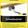 Sakret Schnellmörtel, 10 kg Sack, grauer Trockenmörtel für schnelle Reparaturen und Befestigungen.