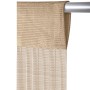 Beiger Fadenvorhang „Prince“ 90x250 cm als Gardine oder Raumteiler.