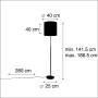 QAZQA Stehleuchte Gold   Messing mit Veloursschirm Pfau 40 40 cm Parte_4