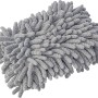Grauer OBI 2 in 1 Auto-Microfaserschwamm mit Chenille-Fasern zur Autopflege.