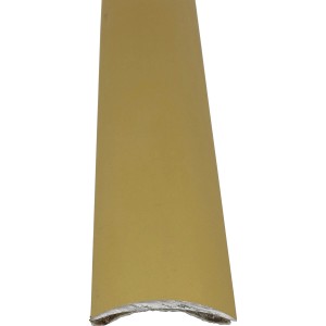 Selbstklebendes Übergangsprofil aus Messing, 30x5x1000 mm, für Laminat und Parkett.