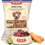 Dibo Menü-Vital Hunde-Barf: Frostfutter mit Rind, Gemüse und Getreide im 2 kg Sack.