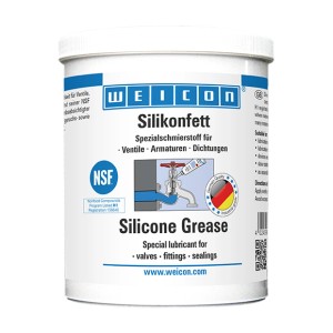 WEICON Silikonfett 450g, Spezialschmierstoff für Ventile, Armaturen und Dichtungen.