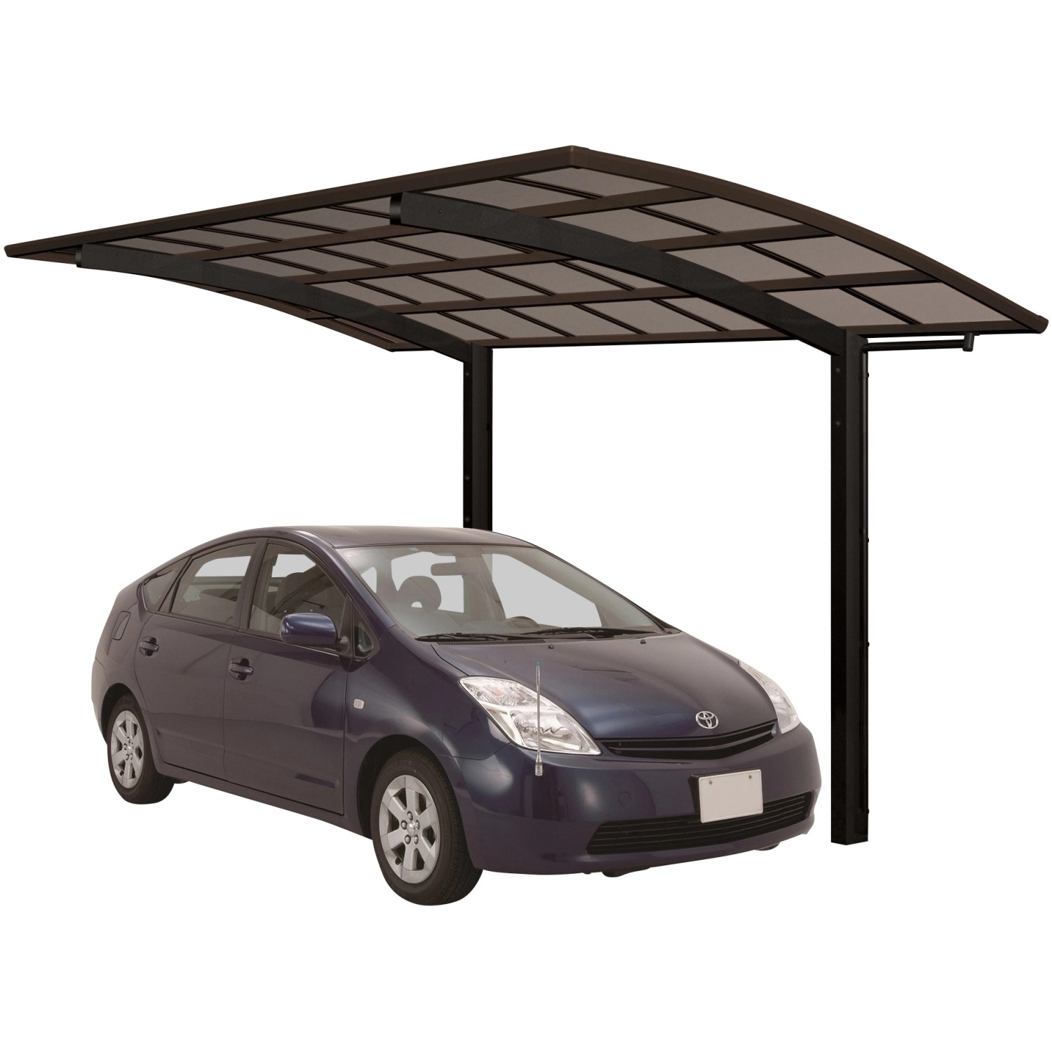 Ximax Alu Einzelcarport Portoforte Typ 60 Schwarz XS 241 x 556cm Sonderfert günstig online kaufen