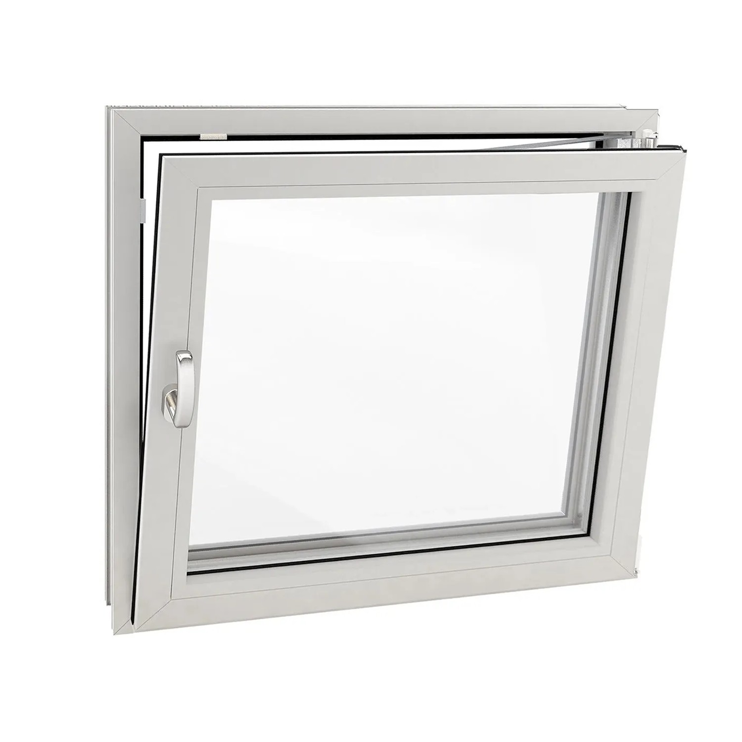 Roro Fenster Eco Kunststoff-Profil Weiß 100 cm x 80 cm DIN R günstig online kaufen