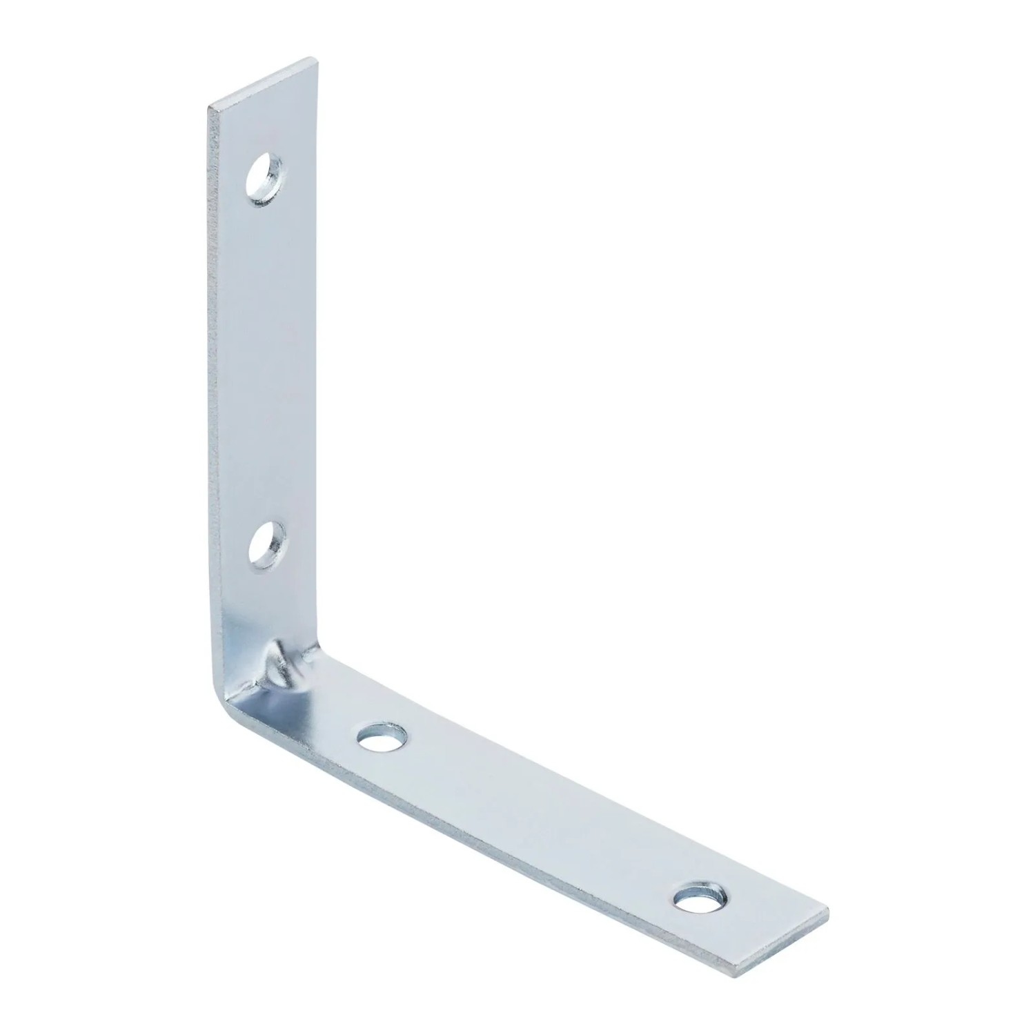 SOTECH 10 x Winkelverbinder 75 x 75 x 15 x 2 mm Stahl Verzinkt Lochung Gesenkt mit Sicke
