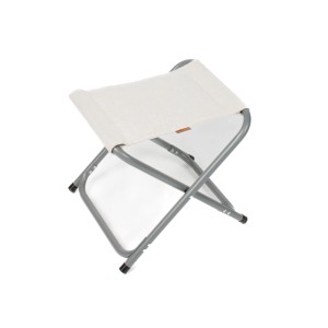 Beiger Eclipse Camping Klapphocker/Tisch 'Titan'. Faltbarer Hocker mit Tischauflage für Camping & Garten.