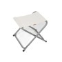 Beiger Eclipse Camping Klapphocker/Tisch 'Titan'. Faltbarer Hocker mit Tischauflage für Camping & Garten.