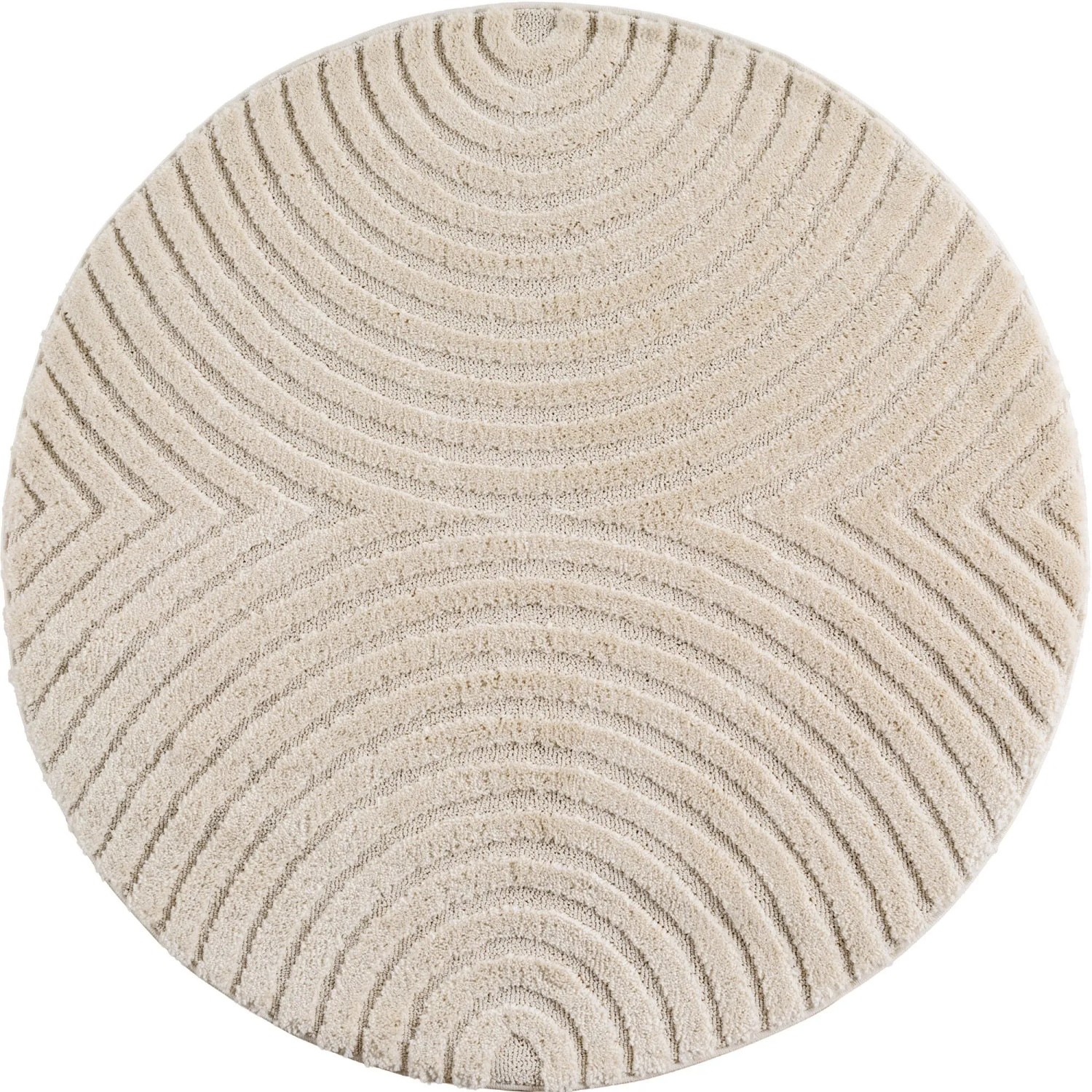 Ayyildiz Kurzflorteppich Art 1122 Creme Ø 160 cm