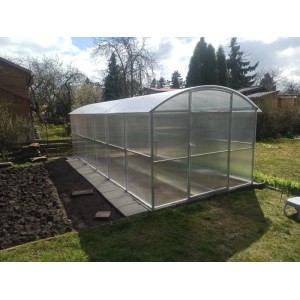 Garten Dream Gewächshaus Avalon 3x8m mit 4mm Polycarbonat