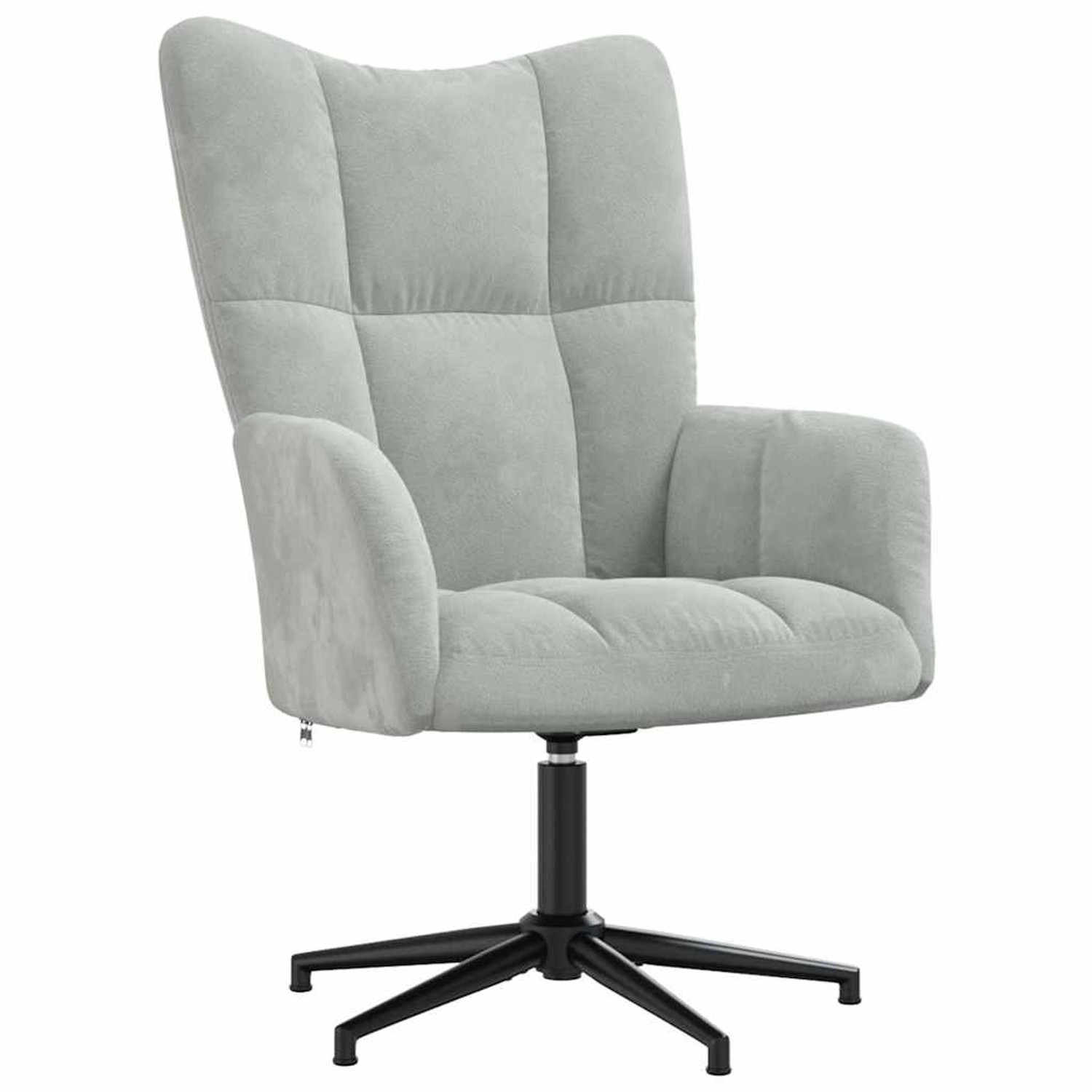 vidaXL Relaxsessel Hellgrau Samt 328095 günstig online kaufen