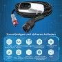Junsun Mobile Wallbox EV Ladegerät 22kW, 3-phasig, mit 5m Kabel, CEE 32A und Typ 2 Stecker. Schnelles Laden.