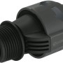 Gardena Verbinder 25 mm x 25 mm mit Außengewinde für Sprinkler-Systeme.