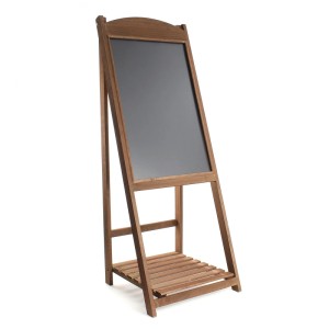 Toboli Kundenstopper 42X112Cm Kreidetafel Holz Aufsteller Werbetafel Restaurant