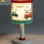 Dalber Tischlampe mit Polizei- und Feuerwehr-Motiv, LED Nachtlicht für Kinder.