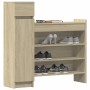 vidaXL Schuhschrank Sonoma-Eiche 100,5x28x100 cm Holzwerkstoff 840424_4