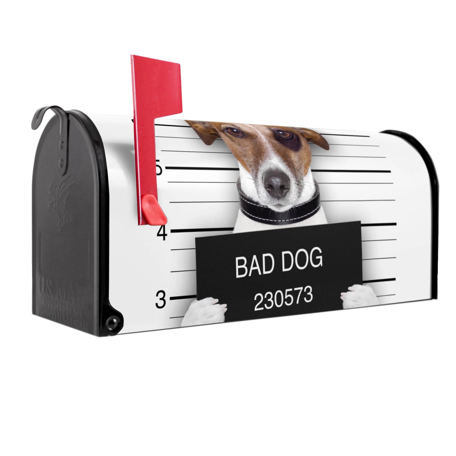 Banjado Amerikanischer Briefkasten Schwarz 48x22x16cm US Mailbox Letterbox günstig online kaufen