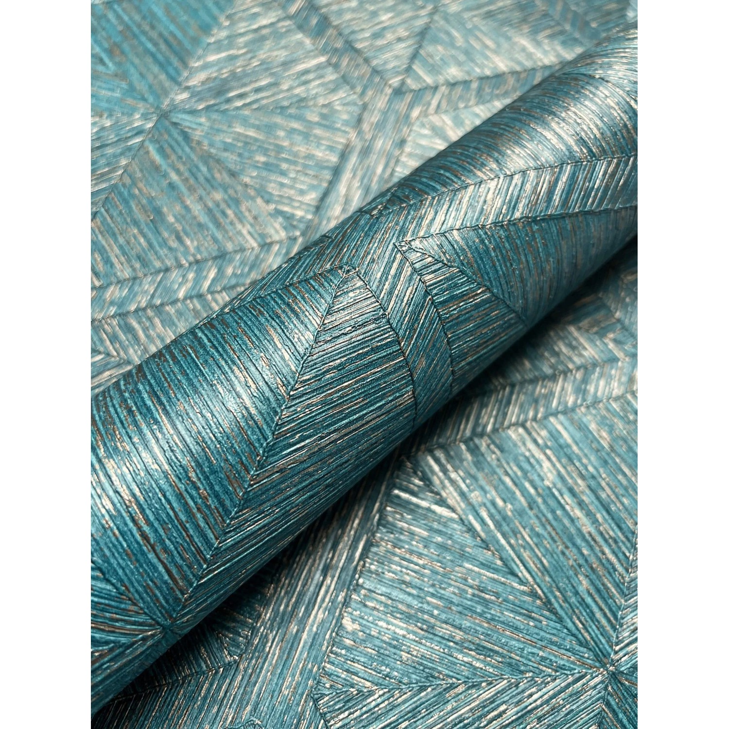 Newroom Vliestapete Ashanti Blue Hexagon Grafisch FSC® günstig online kaufen