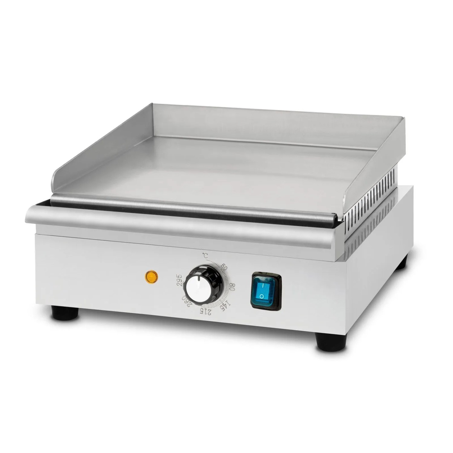 VERTES Grillplatte 1400 W 32 x 26 cm Edelstahl 50 bis 300 °C