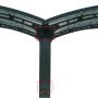 Palram Canopia Arizona Breeze Carport, Doppelcarport mit transparentem Dach und anthrazitfarbenem Aluminiumrahmen.