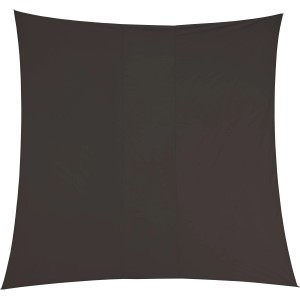 Quadratisches, anthrazitfarbenes Sonnensegel NeptunBeach, 360x360 cm, für Balkon und Terrasse.