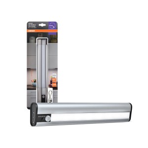 Osram LED-Unterbauleuchte Linear Mobile USB, 4000K, 30cm. Nachtlicht für Schrank oder Regal.