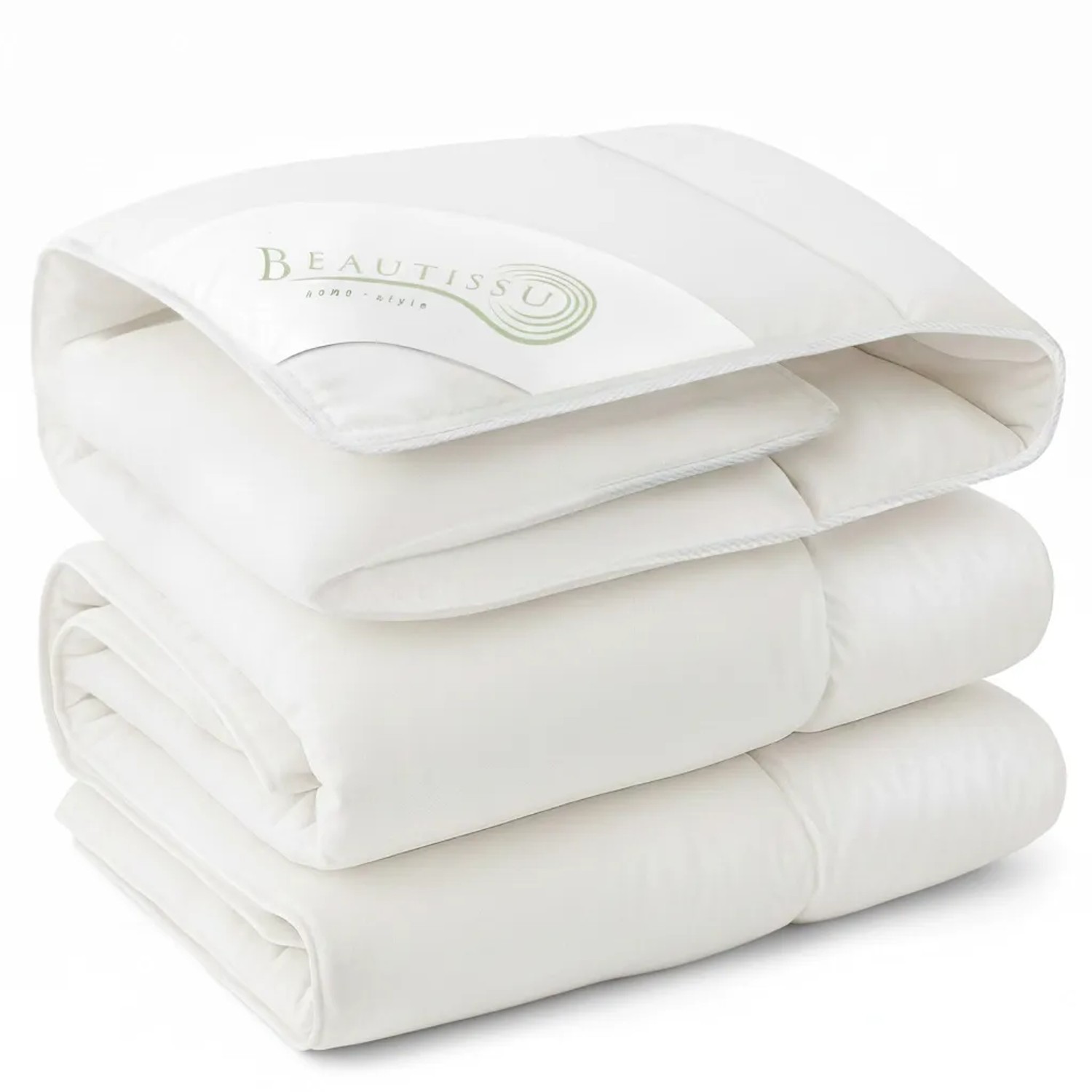 Beautissu BeauNuit DA Bettdecke 155x220cm Weiß günstig online kaufen