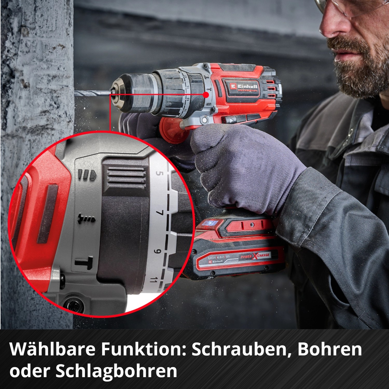 Einhell Professional Akku-Schlagbohrschrauber TP-CD 18/70 Li-i BL - Solo_6