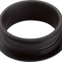 Schwarzer Gewindenippel (Ø 59,6 mm x Ø 48 mm) für Siphondichtungen.