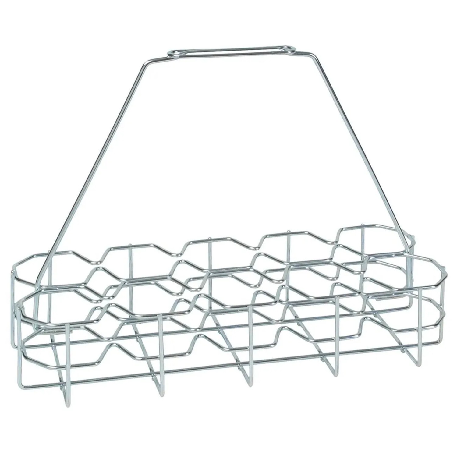 Ich-Zapfe Glasträger für 10 Gläser aus Verzinktem Metall 400 X 165 X 290 mm