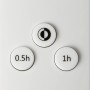 Fernbedienung für LED Deckenleuchte Tessali zur Steuerung von Lichtfarbe, Helligkeit und Timer.
