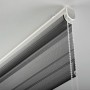 Gardinia Doppelrollo EasyFix, 90x150 cm, Anthrazit. Lichtdurchlässige und blickdichte Streifen.