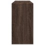 vidaXL Waschbeckenunterschrank in Braun Eichen-Optik, Badmöbel-Set, 90x29x55 cm.