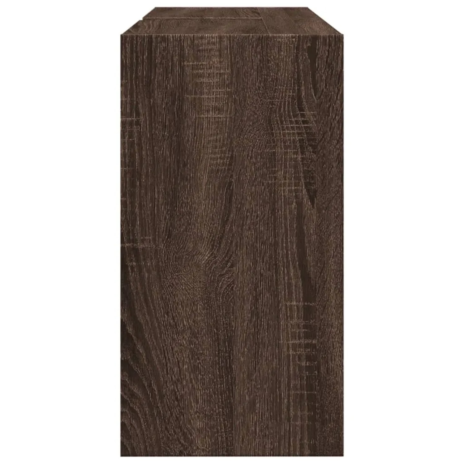 vidaXL Waschbeckenunterschrank in Braun Eichen-Optik, Badmöbel-Set, 90x29x55 cm.