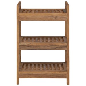 vidaXL Badregal Natur 45 x 30 x 71 cm Massivholz Teak 42024276