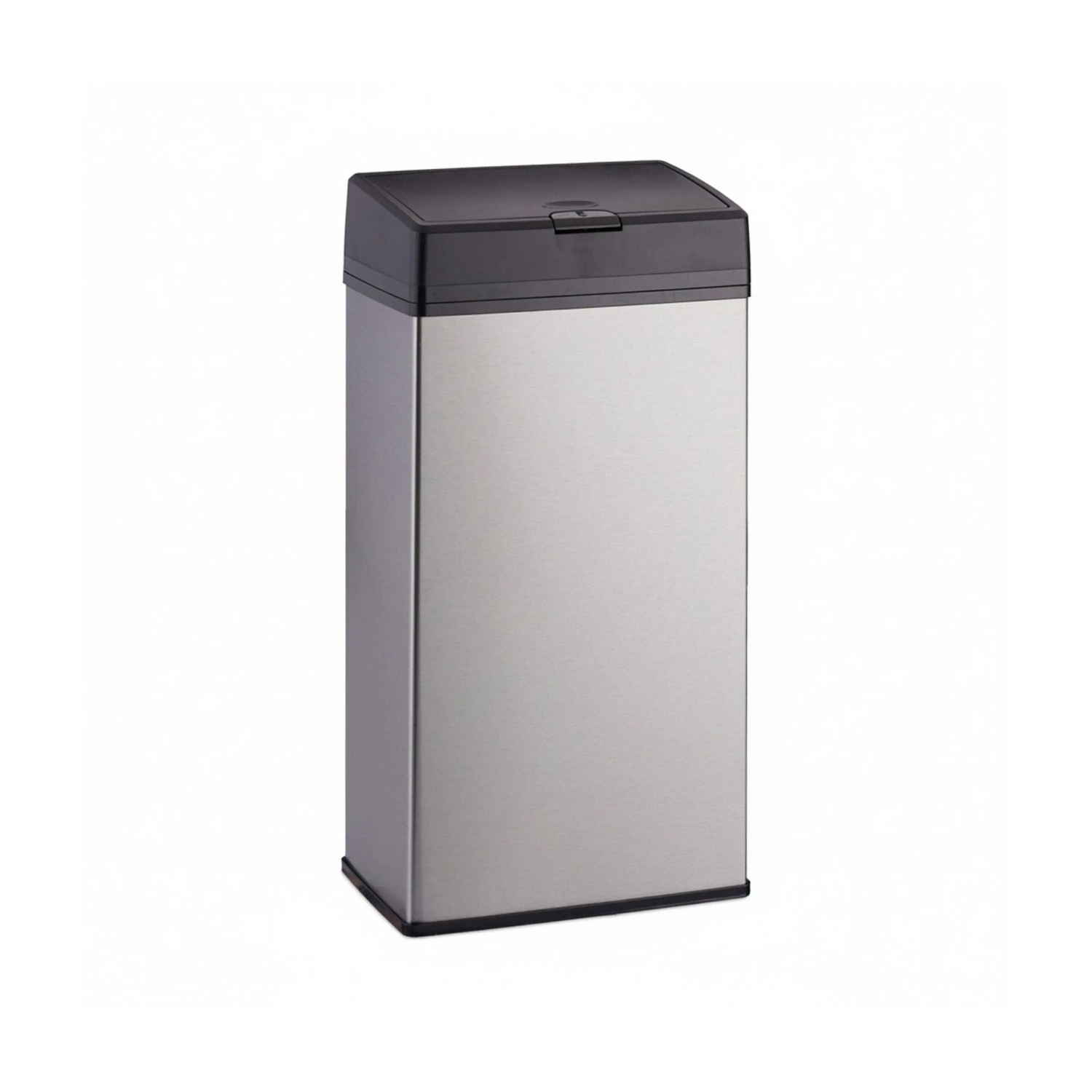 Relaxdays Kosmetikeimer Edelstahl Silber Push Funktion 6 Liter 36 cm x 18 cm x 11 cm 750 g