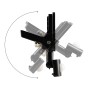 Verstellbarer LED's Work Strahler mit Sensor, 10W, zur flexiblen Ausrichtung des Außenstrahlers.