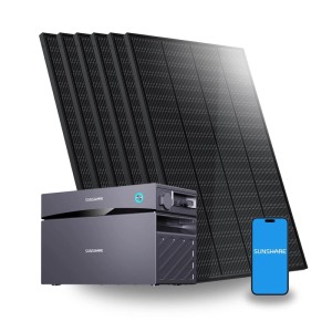 SUNSHARE Glory Balkonkraftwerk Set mit Speicher und Solarpanels.