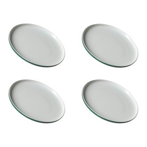 Ritzenhoff & Breker Jasper Speiseteller, 4er Set, Grün, Steinzeug, ø 26cm.