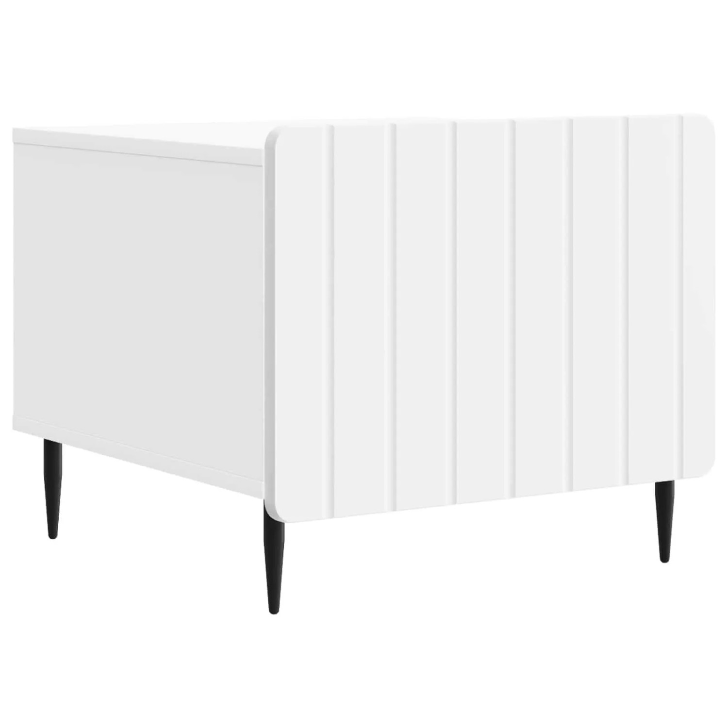 vidaXL Couchtisch mit Schubladen Weiß 49 x 50 x 42 cm Holzwerkstoff 894505