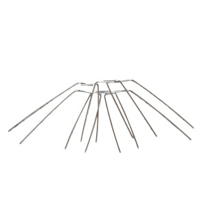 Windhager Vogelabwehr Spikes Set aus verzinktem Stahldraht, Detailansicht.