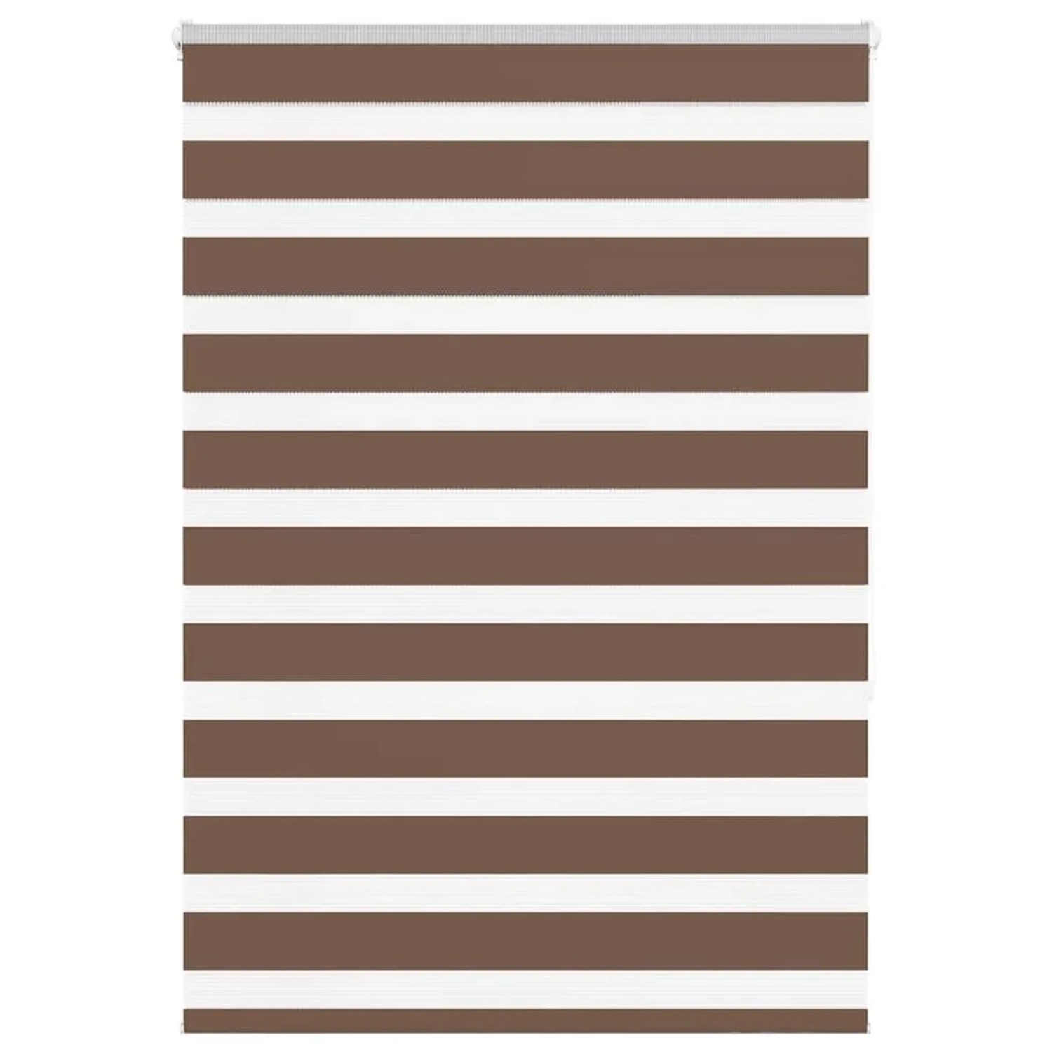 vidaXL Doppelrollo Braun 110x150 cm Stoffbreite 105,9 cm Polyester 4014341 günstig online kaufen