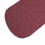 Weinrotes vidaXL Bolsterkissen aus Stoff, zylindrisch, mit feiner Webstruktur. Kissen.