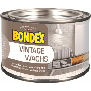 Dose Bondex Vintage Wachs Metallic Silber 250ml für Holzmöbel
