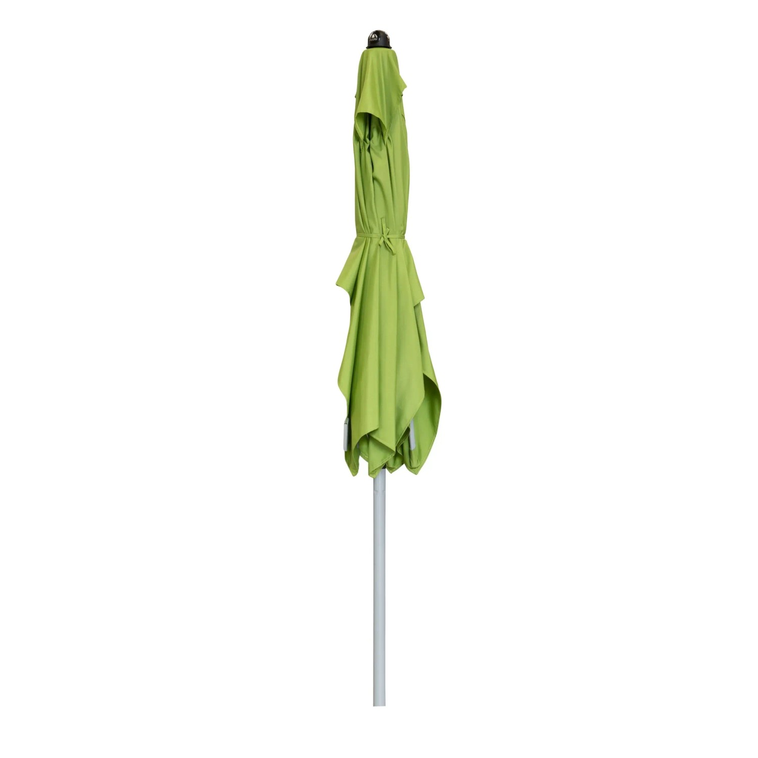Geschlossener, grüner Doppler Marktschirm Active 210x140 cm mit Kurbelmechanik.